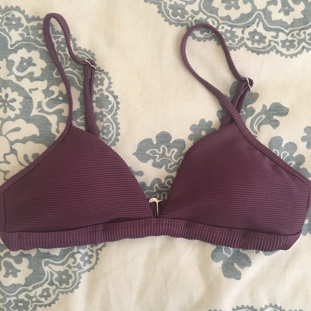 Tillys Ribbed Bikini Top